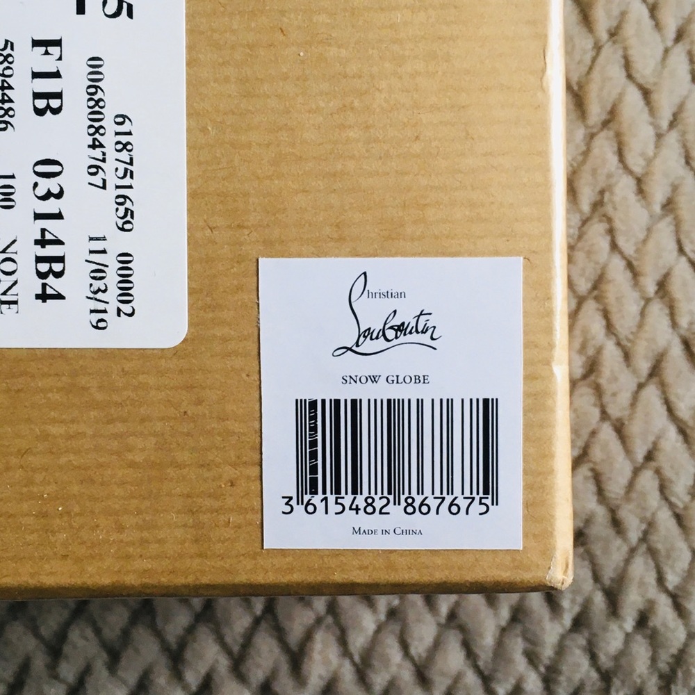 ***SOLD***Christian Louboutin Snow Globe - Picture 3 of 3